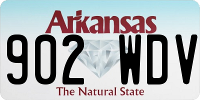 AR license plate 902WDV