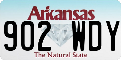 AR license plate 902WDY