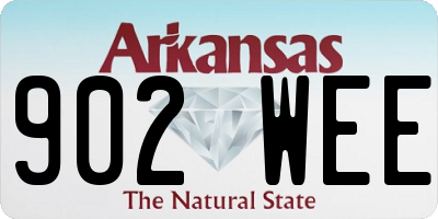 AR license plate 902WEE