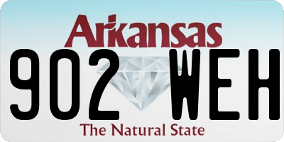 AR license plate 902WEH