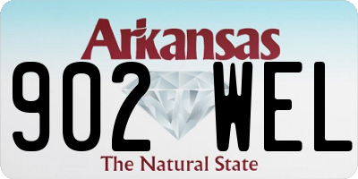 AR license plate 902WEL