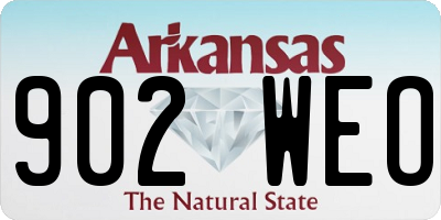 AR license plate 902WEO