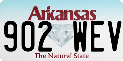 AR license plate 902WEV