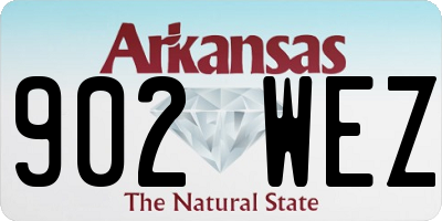 AR license plate 902WEZ