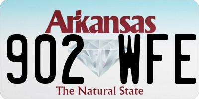 AR license plate 902WFE