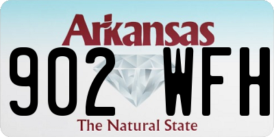 AR license plate 902WFH