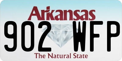 AR license plate 902WFP
