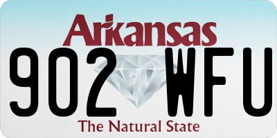 AR license plate 902WFU