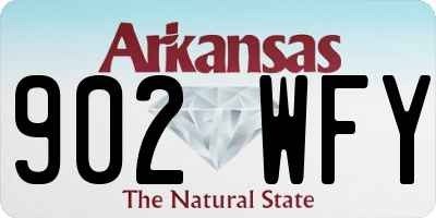 AR license plate 902WFY