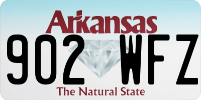 AR license plate 902WFZ