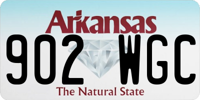 AR license plate 902WGC