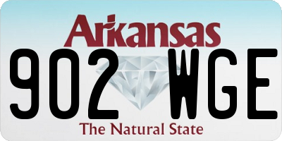 AR license plate 902WGE