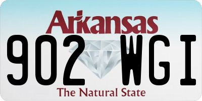 AR license plate 902WGI