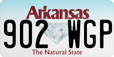 AR license plate 902WGP