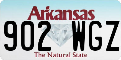 AR license plate 902WGZ