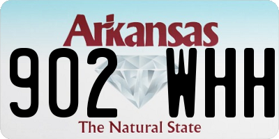AR license plate 902WHH