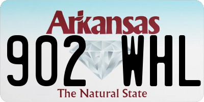 AR license plate 902WHL