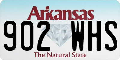 AR license plate 902WHS