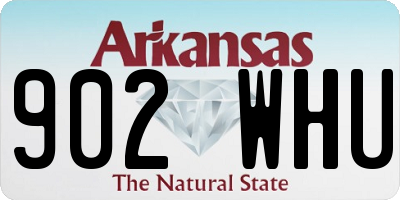 AR license plate 902WHU