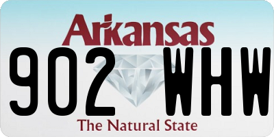 AR license plate 902WHW