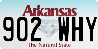 AR license plate 902WHY