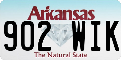 AR license plate 902WIK
