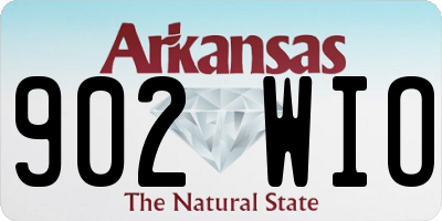 AR license plate 902WIO