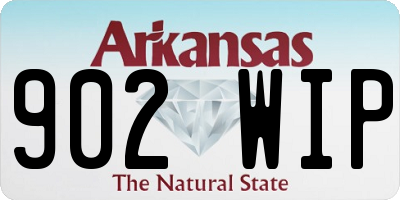 AR license plate 902WIP