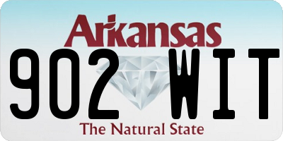 AR license plate 902WIT
