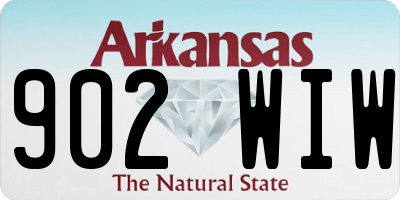 AR license plate 902WIW