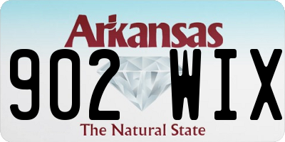 AR license plate 902WIX