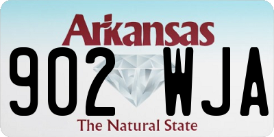 AR license plate 902WJA