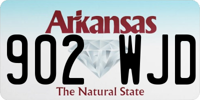 AR license plate 902WJD
