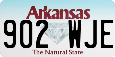 AR license plate 902WJE