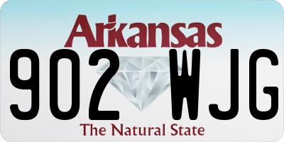 AR license plate 902WJG
