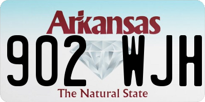 AR license plate 902WJH
