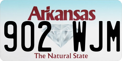 AR license plate 902WJM