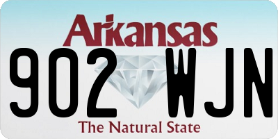 AR license plate 902WJN