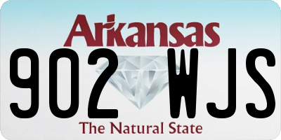 AR license plate 902WJS