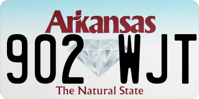 AR license plate 902WJT