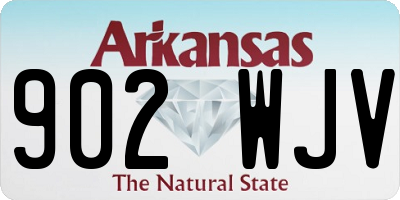 AR license plate 902WJV