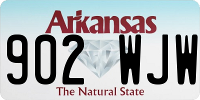 AR license plate 902WJW