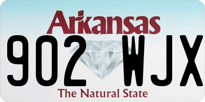 AR license plate 902WJX