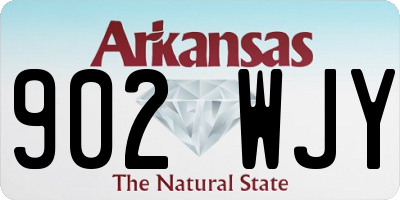 AR license plate 902WJY