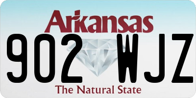 AR license plate 902WJZ