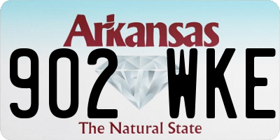 AR license plate 902WKE
