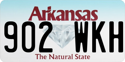 AR license plate 902WKH