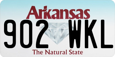 AR license plate 902WKL