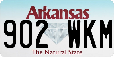 AR license plate 902WKM