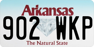 AR license plate 902WKP